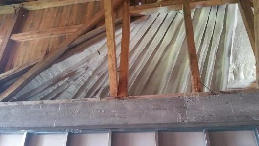 Termoizolatie cu spuma poliuretanica - Draganesti / Prahova