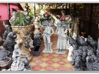 Cocorova / Mehedinti - Ornamente de gradina din beton
