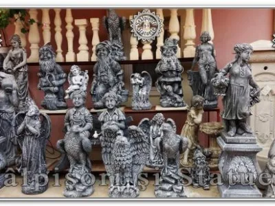 Cocorova / Mehedinti - Ornamente de gradina din beton