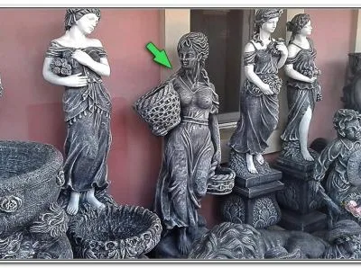 Cocorova / Mehedinti - Ornamente de gradina din beton