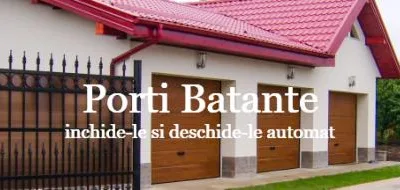 Productie si montaj usi de garaj si usi industriale - Bacau