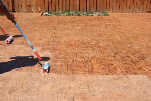 Tunari / Ilfov - Amenajari exterioare beton amprentat