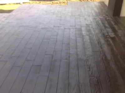 Tunari / Ilfov - Amenajari exterioare beton amprentat