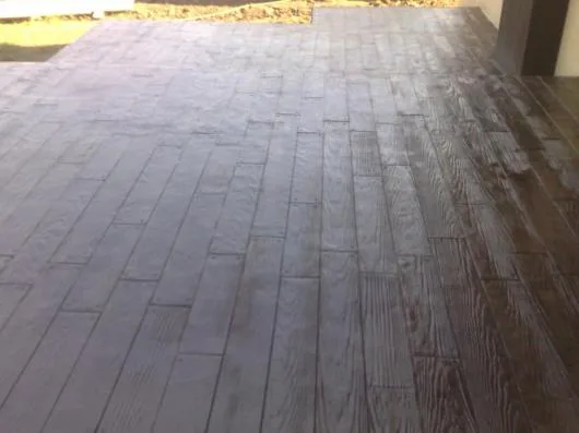 Tunari / Ilfov - Amenajari exterioare beton amprentat