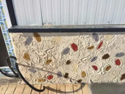 Bucuresti - Beton amprentat - beton elicopterizat - pavaje