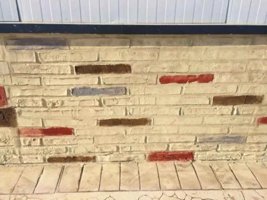 Bucuresti - Beton amprentat - beton elicopterizat - pavaje