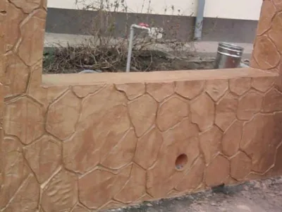 Bucuresti - Beton amprentat - beton elicopterizat - pavaje