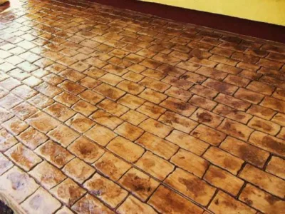 Bucuresti - Beton amprentat - beton elicopterizat - pavaje