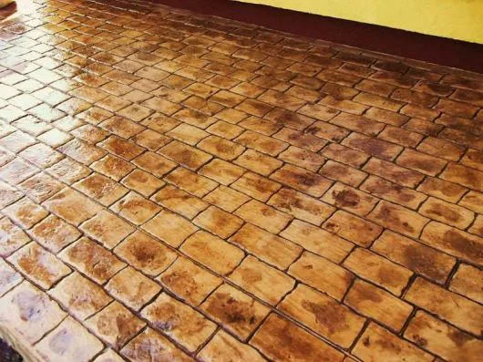 Bucuresti - Beton amprentat - beton elicopterizat - pavaje