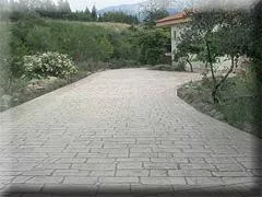 Bucuresti - Beton amprentat - beton elicopterizat - pavaje