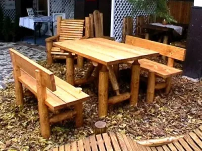 Sfantu Gheorghe / Covasna - Mobilier din lemn pentru gradina