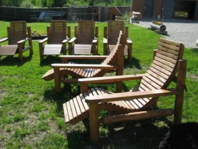 Sfantu Gheorghe / Covasna - Mobilier din lemn pentru gradina