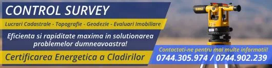 Control Survey cadastru Bucuresti
