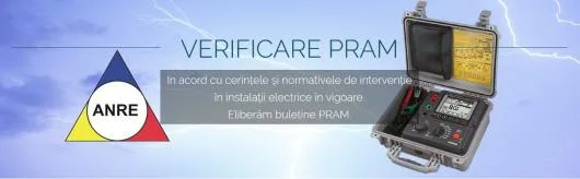 Instalatii electrice - verificare - testare - mentenanta PRAM - Bucuresti