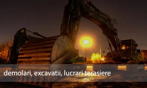 Demolari si excavatii - Luna de Sus / Cluj