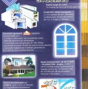Proiectare - executie si montaj sisteme PVC si aluminiu - Bucuresti