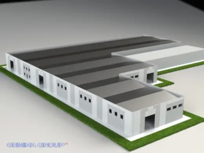 Bucuresti - Hale industriale din prefabricate beton