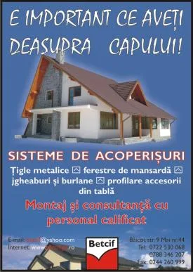 Baicoi / Prahova - Comercializare si montaj acoperisuri metalice