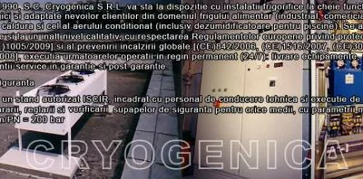 Instalatii frigorifice industriale - aer conditionat - Bucuresti