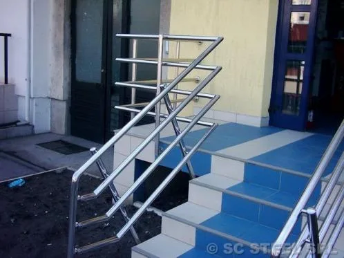 Scari - balustrade - copertine sticla si inox - Sighisoara