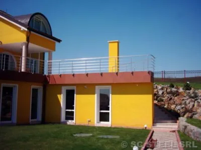 Scari - balustrade - copertine sticla si inox - Sighisoara