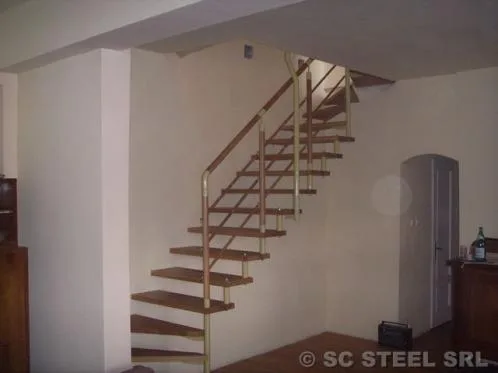 Scari - balustrade - copertine sticla si inox - Sighisoara