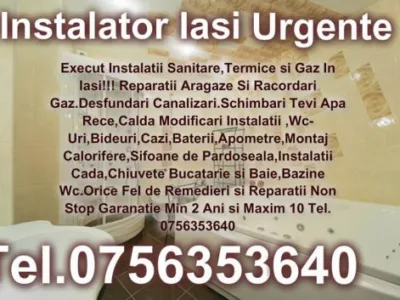 Instalatii sanitare Iasi
