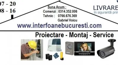Bucuresti - Comercializare si sevice interfoane