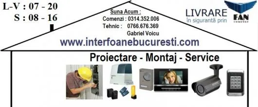 Bucuresti - Comercializare si sevice interfoane