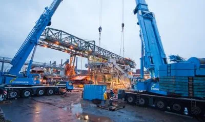 Chiajna / Ilfov - Reparatii platforme - lifturi - macarale