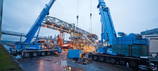 Chiajna / Ilfov - Reparatii platforme - lifturi - macarale