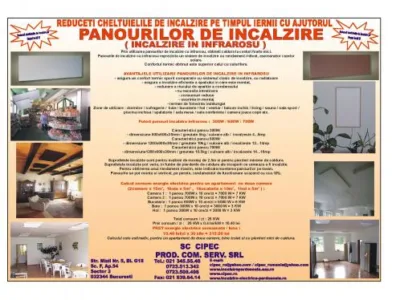 Sisteme electrice de incalzire si degivrare Bucuresti