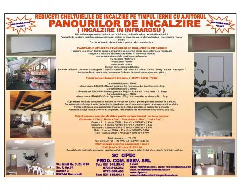 Sisteme electrice de incalzire si degivrare Bucuresti