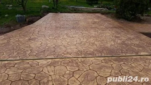 Bucuresti - Lucrari beton amprentat - beton elicopterizat