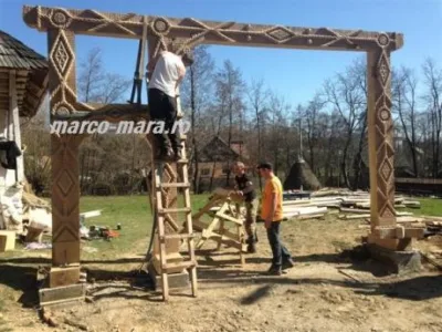 Mara / Maramures - Case - cabane - porti - mobiler din lemn