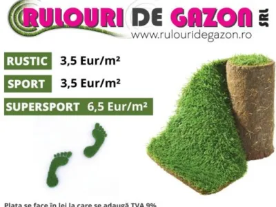Producem - livram - montam rulouri de gazon