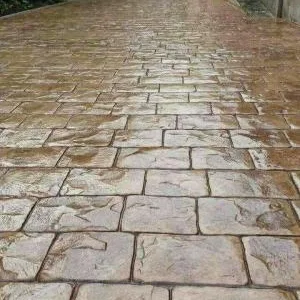 Grojdibodu / Olt - Lucrari din beton amprentat in toata tara
