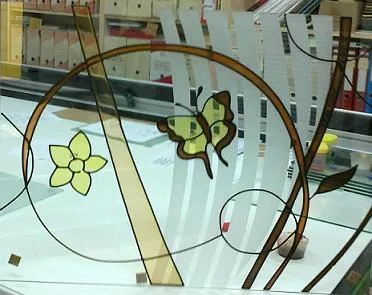 Vitralii - geam sablat decorativ - sticla pictata - Ploiesti