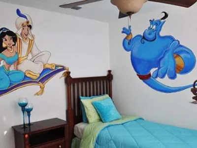 Camere copii si bebelusi cu picturi pe pereti Iasi