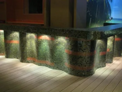 Mozaic decorativ din piatra si sticla - Bucuresti