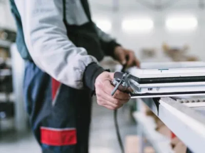 Montaj tamplarie PVC si aluminiu cu geam termopan - Brasov