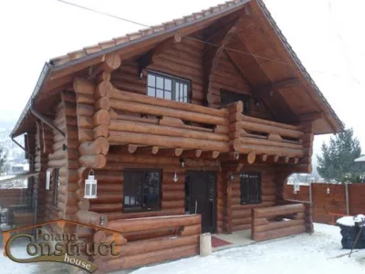 Constructii case din lemn rotund - Suceava