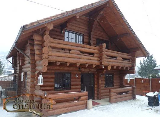Constructii case din lemn rotund - Suceava