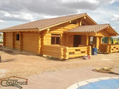 Constructii case din lemn rotund - Suceava