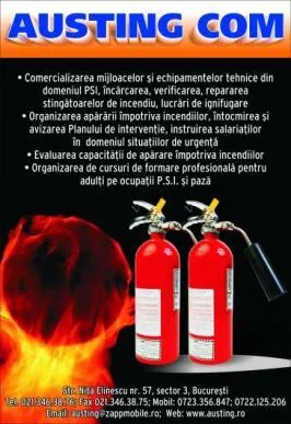 Materiale si organizare a apararii impotriva incendiilor - Bucuresti