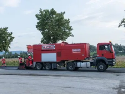Prelucrarea si distributia emulsiei bituminoase