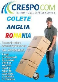 Transport colete Romania - Anglia - Bacau