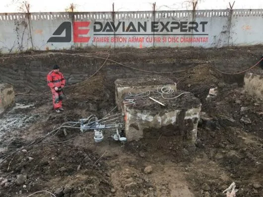 Taiere beton armat cu tehnica diamantata - Bucuresti