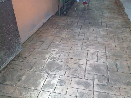 Bistrita Nasaud - Pavaj amprentat - orizontal si vertical