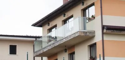 Balustrade din aluminiu eloxat si sticla securizata - Cluj Napoca
